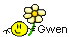 Gwen Smiley – Namen mit Blume